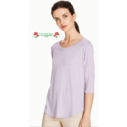 ☀️ T-shirt jersey di viscosa manica 3/4