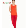 ☀️ Canotta S/L jersey di viscosa mezza manica 