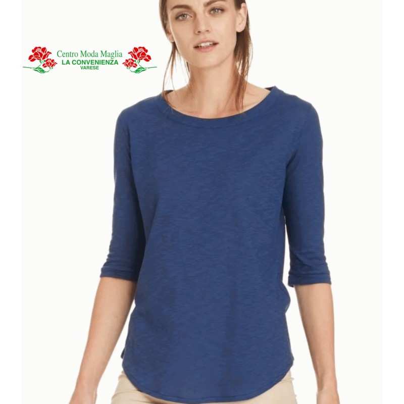 ☀️ T-shirt jersey di cotone manica 3/4