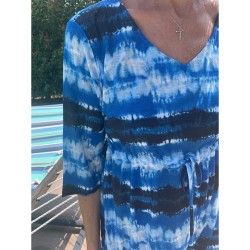 ☀️ BEACH Abito Batik Manica 3/4 D503DW