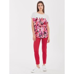 ☀️ Pantalone capri in cotone satin elasticizzato_D926PY