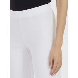☀️ Pantalone capri in cotone satin elasticizzato_D926PY