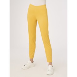 ☀️ Pantalone capri in cotone satin elasticizzato_D926PY