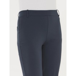 ☀️ Pantalone compact summer con risvolto e passanti_D293PW