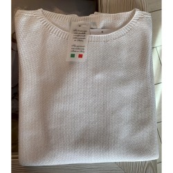 ☀️ Maglioncino girocollo puro cotone con spacco.