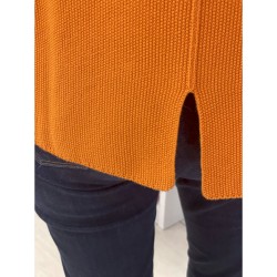 ☀️ Maglioncino girocollo puro cotone con spacco.