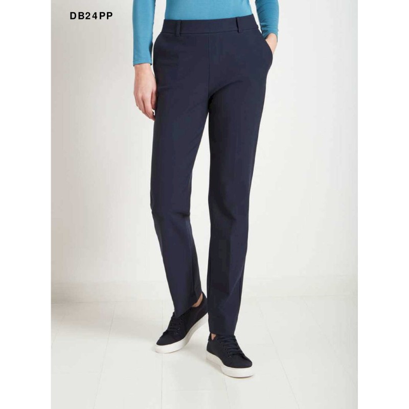 ❄️ Pantalne dritto con tasche in viscosa art. DB24PP