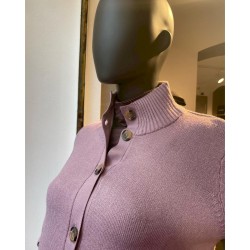 ❄️ Cardigan collo alto in Ecoviscosa art. DA73MT