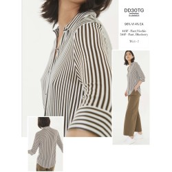 ☀️ Camicia fantasia righe art. DD30TG 