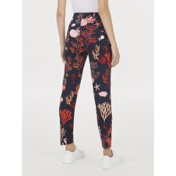 ☀️ Pantalone capri fantasia coralli art. DD36PY