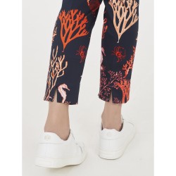 ☀️ Pantalone capri fantasia coralli art. DD36PY