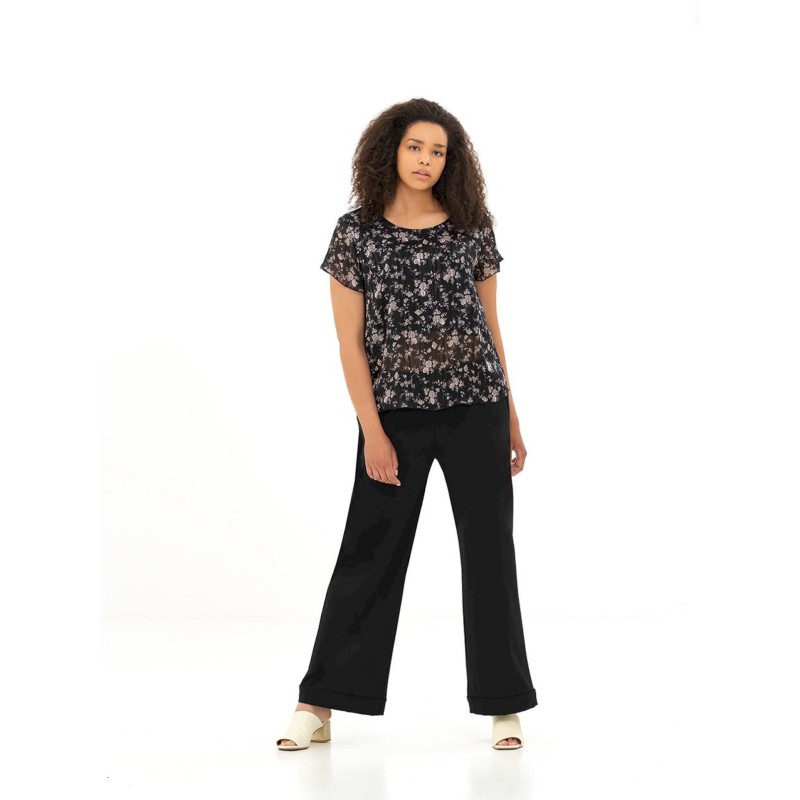 ☀️ Casacca Mezza Manica  Curvy stampa floreale_33848