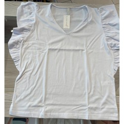 ☀️ Maglia cotone con rouches_33858