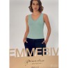 ☀️ top donna con tulle sullo scollo_33858