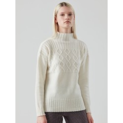 ❄️ Maglia misto lana collo...