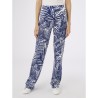 ☀️ Pantalone Palazzo in Crepe fantasia foliage_DG88PE