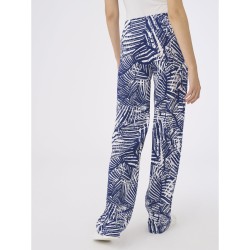 ☀️ Pantalone Palazzo in Crepe fantasia foliage_DG88PE