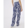 ☀️ Pantalone Palazzo in Crepe fantasia foliage_DG88PE