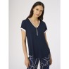 ☀️ Maglietta con zip in Viscosa Summer_DG34T7