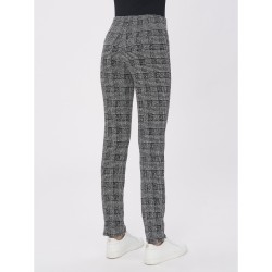 ❄️ Pantalone Sigaretta fantasia pied de poule_DL74PS