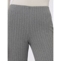 ❄️ Pantalone Sigaretta gessato con lourex_DL69PS