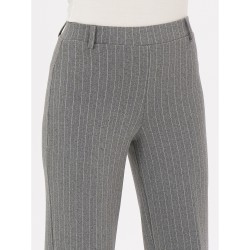 ❄️ Pantalone Ampio gessato con lourex_DL69PE