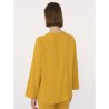 ☀️ Camicia con collo alla coreana in EcoSeta_DM64SI