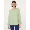 ☀️ Camicia con Collo Serafino in EcoSeta_ DM64SH