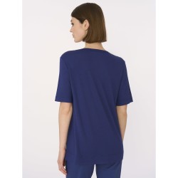 ☀️ T-Shirt con Scollo a V in misto viscosa_DN12T8