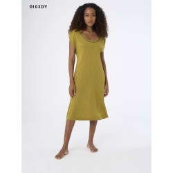 ☀️ Abito in jersey di viscosa fiammata con manica kimono DI03DY