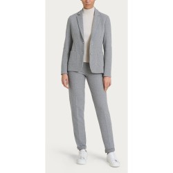 ❄️ Blazer due bottoni con fantasia in Eco Jacquard _DR38GA